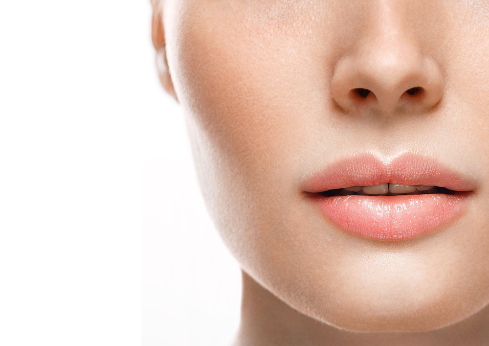 Woman's upper lip with no hair from laser hair removal in New York, NY